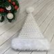 thumbnail image 4 of Sombrero de Navidad de felpa suave para fiesta, copo de nieve, sombreros de Papá Noel, decoración de Navidad blanca, decoración de Año Nuevo, suministros para fiestas navideñas, 4 of 4