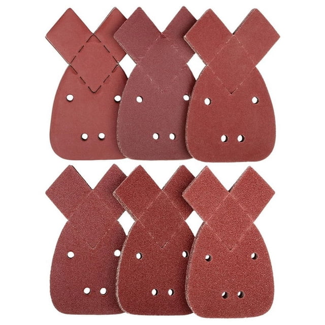 60 Almohadillas para Lijadora, 10 X 40/60/80/120/180/240 Almohadillas para Lijadora de RatóN Mezcladas, Almohadillas de Lijado para RatóN