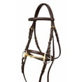 thumbnail image 3 of Horse 5" English Riding Brass Eggbutt Double Jointed Snaffle Bit  35506, 3 of 5