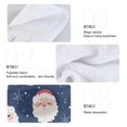 thumbnail image 5 of Different Design 2pcs Loop Hanging Bathroom Kitchen Hand Towel Santa Claus Faces Santa Candy Canes, 5 of 7
