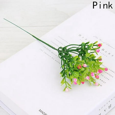SHOPFIVE 1 Piece!!! New Green Grass plants artificial flower simulation flower wedding decoration for home party
