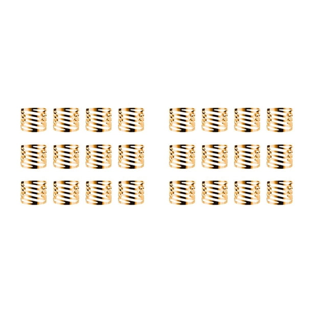 Inteprter 12 piezas de servilleteros para fiesta de cumpleaños, decoración de mesa, hebilla hueca, soporte para manualidades, hogar, Oro 2piezas