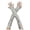 Silver, variant on Women's Long Sequin Fingerless Gloves Party Gloves Dance Halloween Gloves|Gold,One Size