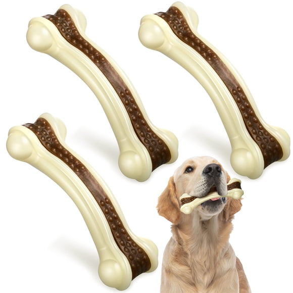 Chew Toys Sosation, paquete de 3 unidades de nailon con sabor a ternera, para perros