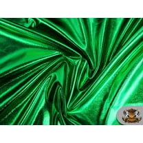 Spandex Metallic EMERALD GREEN Fabric / 60" Wide / Sold by the Yard