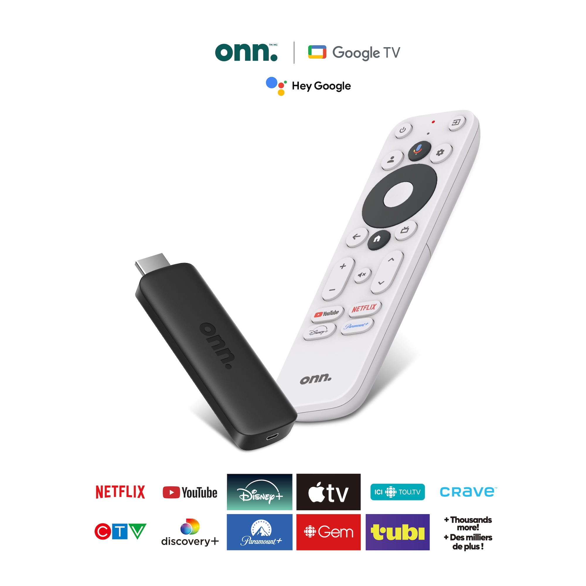 Onn. Google TV Full HD Streaming Device