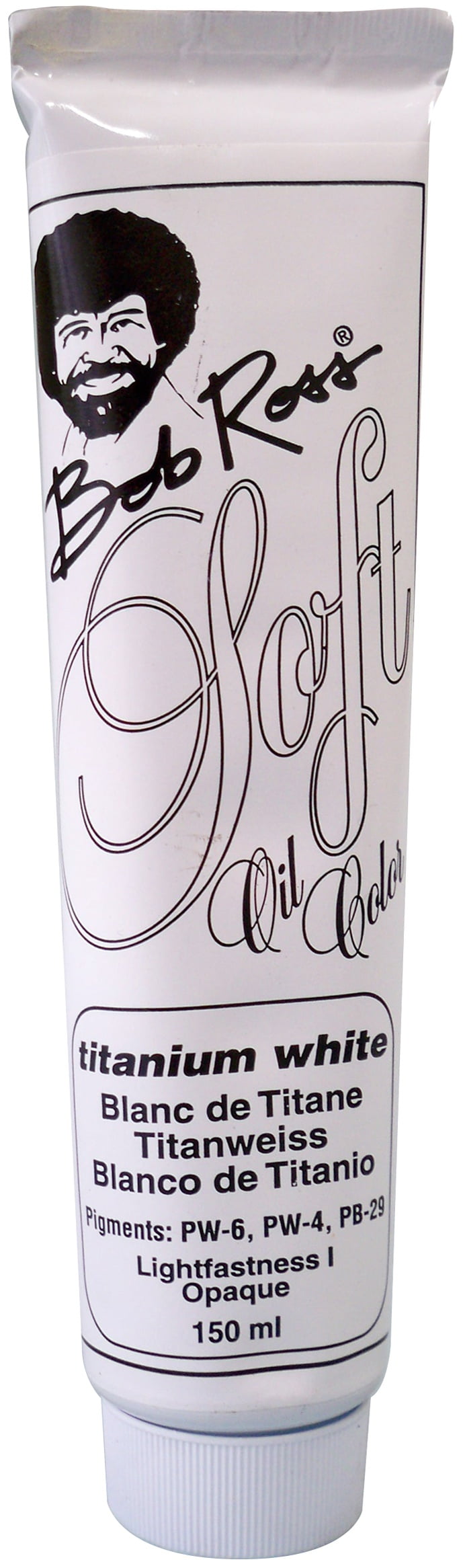 Bob Ross Soft Oil Color Paint 150ml-Titanium White