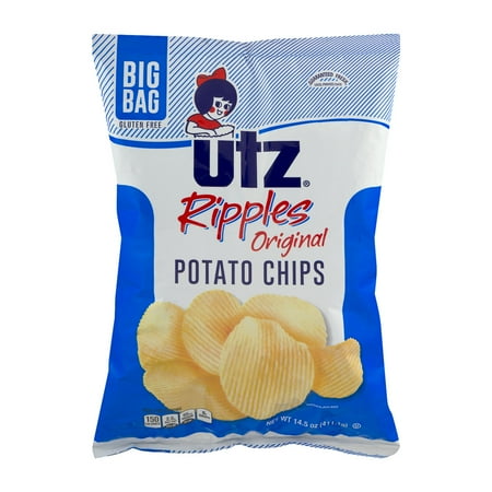 Utz Potato Chips, Ripples 14.5 oz.