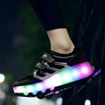thumbnail image 6 of YAZI Kids Roller Shoes Boy Girl Sneakers with Wheels Become Sport Sneaker with Led for Christmas Birthday Children Show Gift, 6 of 8