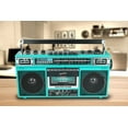 thumbnail image 4 of Supersonic Bluetooth Cassette/AM/FM/Shortwave Retro Boombox , Teal, 4 of 4