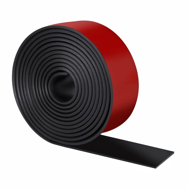 Tiras de goma Heonay de neopreno macizo con adhesivo de 2 cm x 3 mm x 120 cm