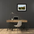 thumbnail image 3 of Hausenflock, Alan 32x23 Black Ornate Wood Framed with Double Matting Museum Art Print Titled - Mountain Vineyard II, 3 of 4