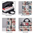 thumbnail image 4 of Naloa Patchwork In Country Style Print Lightweight DayBackpack Suitable for school, work, shopping, travel, etc., 4 of 5