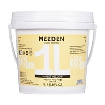 MEEDEN Studio Acrylic Paint-Naples Yellow, 1L / 33.8 oz