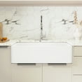 thumbnail image 5 of 36" Fireclay Farmhouse Kitchen Sink with Bottom Grid and Basket Strainer 90Lb, 5 of 7
