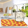 thumbnail image 6 of riloi Pepperoni Pizza Funny Dish Drying Mat 16x18 for Kitchen Counter Decor Cute Food Unique Fast Absorbent Tableware Dishes Pad Baby Bottle Rack Drainer Mats Heat Resistant Kitchen Accessories, 6 of 6