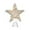 B, variant on InsCrazy Large Christmas Star Tree Topper with Led Lights 11.8in/30cm Mental Xmas Tree Top for Indoor/Outdoor Christmas Decorations Holiday Party Supplies