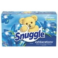thumbnail image 2 of Snuggle Exhilarations Fabric Softener Dryer Sheets, Blue Iris & Ocean Breeze, 70 Count, 2 of 12