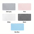 FDGHYTBF PVC NonSlip Bathtub Mat 1PC Solid Color Hand Wash Only Durable Polyvinyl Chloride