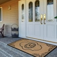 thumbnail image 3 of A1 Home Collections 36"x72" Natural Coir Monogrammed Doormat with PVC Backing, Heavy Duty Anti-Shed Front Door Mat, Easy to Clean, 3 of 8
