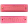 thumbnail image 3 of 4 PCS Harmonica for Kids, 10 Hole Translucent Harmonica for Children Kids, 3 of 5