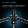 thumbnail image 5 of AC Infinity Heavy-Duty Grow Tent Mounting Bars 2x4', High Airflow CFM Kit Prevents Walls from Sucking In, Trellis and Supplemental Lights Mounting for All 2x4 Indoor Grow Tents, 5 of 6