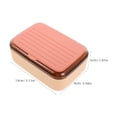 thumbnail image 6 of ETHZZLE 2Pcs Self Draining Double Layer Soap Holder with Cover Assorted Colors for Home, 6 of 6