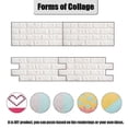 thumbnail image 3 of 10 piezas de pegatinas de pared 3D de imitación de ladrillo para decoración de dormitorio, papel tapiz autoadhesivo impermeable para sala de estar, cocina, fondo de TV, 3 of 4
