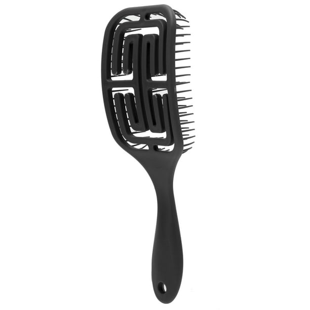 Cepillo Para Desenredar, Peine Para Masaje Del Cuero Cabelludo, Cepillo Para Peinar El Cabello, Cepillo Para El Cabello Para Salón De Viaje Para Cabello Largo, Corto Y Rizado OTVIAP Negro