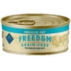 Blue Buffalo Freedom Grain Free Natural Adult Pate Wet Cat Food, Indoor Fish, 5.5-oz cans