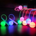 thumbnail image 4 of Neinkie 1Pair LED Jump Ropes Wear Resistant Ultra-light Accessory Training Skipping Light Up Rope for Gym, 4 of 9