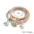 thumbnail image 2 of Women Statement Piece Tricolor Charm Bracelet Perfect for Gift, 2 of 7