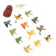 thumbnail image 3 of Frogs Model, PVC Material Elasticity Amphibian Toy Set For Children For Early Education ANGGREK Otros, 3 of 8
