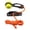 Orange, variant on 2.64" Fishing Downrigger Weight Retriever Kit – Downrigger Snap Release & Line Release Clips with Leader Snap for Planer Board Trolling, Offshore Fishing Gear