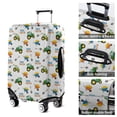 thumbnail image 5 of Cartoon Tractors Wheelbarrows White Pattern Luggage Cover Fashion Suitcase Cover Baggage Covers Fit 25-28 Inch Luggage (Go Travel), 5 of 5