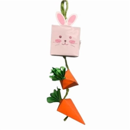 A E Cages Nibbles Bunny/Carrot Box Small Animal Chew Toy 1ea/One Size