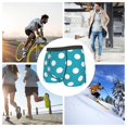 thumbnail image 5 of JUNZAN Sky Blue And White Polka Dot Mens Underwear Boxer Briefs for Men’s-Medium, 5 of 7