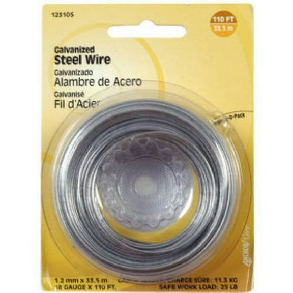 Hillman Anchor Wire 100 Ft. 32 Ga. Galvanized Steel General Purpose Wire 123118