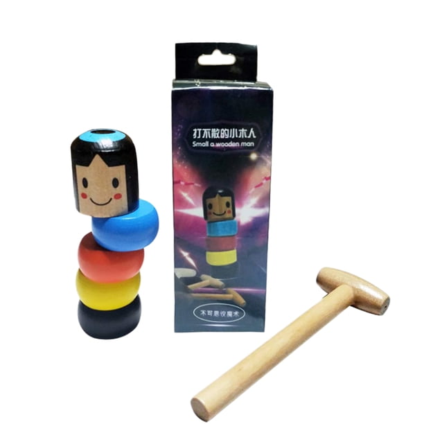De Trucos De Juguete De Hombre De Madera Irrompible Inmortal, Accesorios De Escenario De Primer Plano, Juguete Para Regalo Divertido 1 Juego Moyic FN003916-00