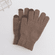 thumbnail image 3 of Guantes de invierno para pantalla táctil Guantes de punto forrados de lana cálida puños elásticos, 3 of 5