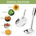 thumbnail image 4 of 2-Piece Stainless Steel Kitchen Utensil Set | Durable Dishwasher-Safe Cookware Set | Kitchenware Gift Idea, 4 of 5