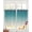 Turquoise, variant on Teal Ombre Sheer Curtains 39 Inch Length 2 Panels Set for Living Room/Bedroom, Contemporary Gradient Abstract Art Kitchen Curtains Grommet Semi-Sheer Curtains Drapes Window Treatments 27.5"x39"x2