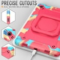 thumbnail image 3 of elitegadget Case for Samsung Galaxy Tab A9+ Plus 11 Inch (SM-X210/X215/X216) 2023 Released - Heavy Duty Impact Resistant Case Cover with Rotating Ring Stand + 1 Stylus (Candy/Pink), 3 of 5