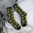 thumbnail image 5 of KLL Cartoon Kawaii Frogs1 Print Cool Socks Men's Women's Crew Socks Funny Crazy Novelty Stockings, 5 of 6