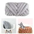 thumbnail image 1 of pitrice Chunky Yarn Knitting Arm Knit Soft Yarn 250G for DIY Rug Making Sweaters Light Gray, 1 of 9