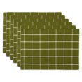 thumbnail image 1 of Design Imports CAMZ12302 Ensemble de 6 Napperons à Carreaux Verts DII Ventana, 1 of 2