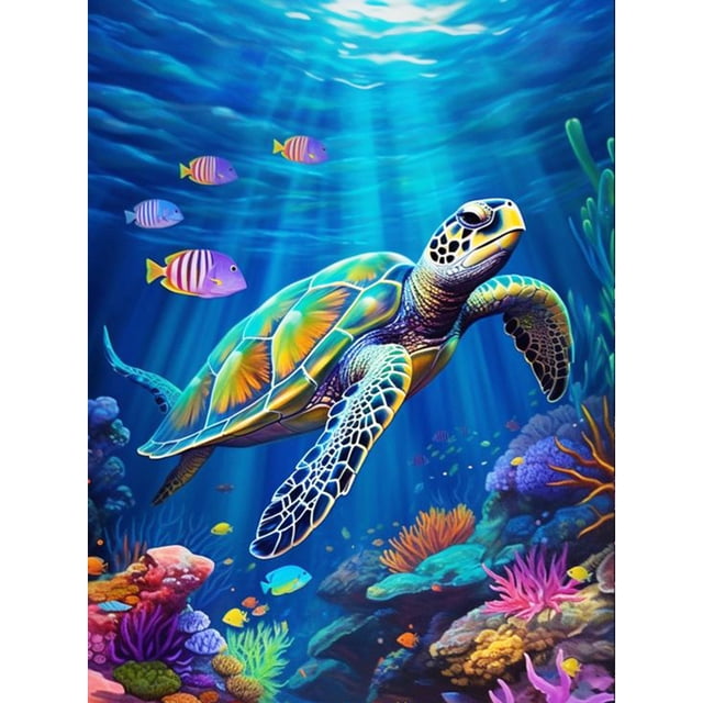 Resina Diamante JShteea La Serie Animal Del Mundo 30*40CM