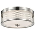 thumbnail image 2 of Nuvo 60-4691 - Fusion - 3 Light Flush Dome Fixture w/ Frosted Glass, 2 of 8