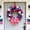 🎈Multicolor_New#364, variant on Patriotic Independence Day Wreath for Front Door – Red White and Blue Memorial Day Decoration, 12 Inch Farmhouse Style Outdoor 4th of July Decor