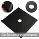 thumbnail image 3 of Cubierta de estufa de gas reutilizable Alfombrilla protectora de quemador antiadherente (Negro) Tmvgtek Libre de BPA, 3 of 5